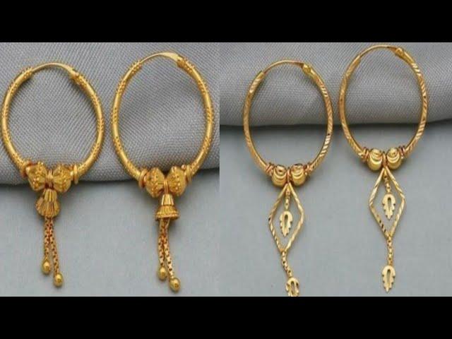 डेली पहनने के लिए हैंगिंग bali,stud earrings designs with price, Latest hoop earrings designs