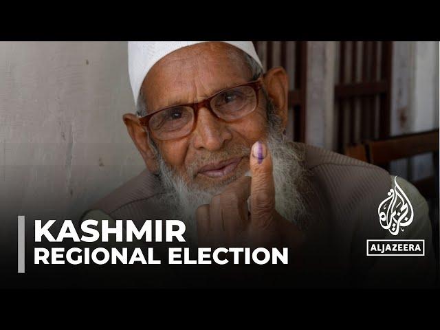 India’s Kashmir holds first regional election since losing autonomy