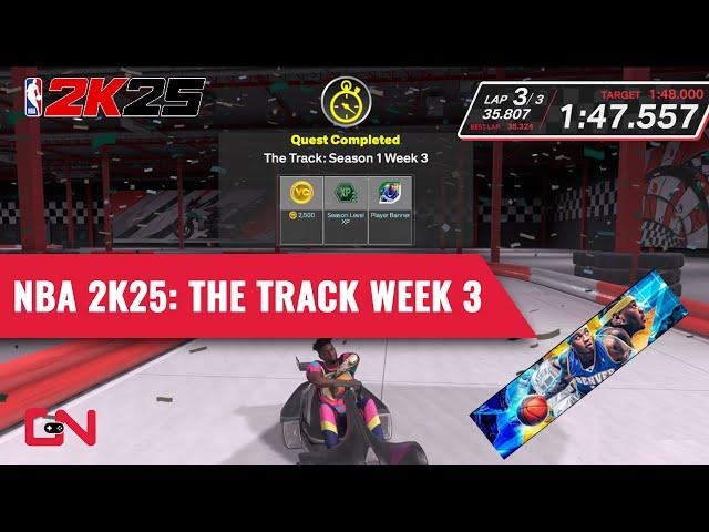 NBA 2K25 Week 3 The Track Go-Kart Race