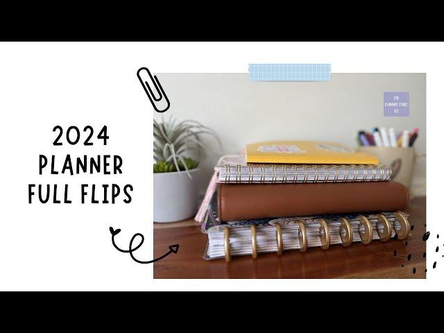 2024 Planner Rewinds | Clever Fox, Happy Planner, Stalogy & Scripture Writing Flips