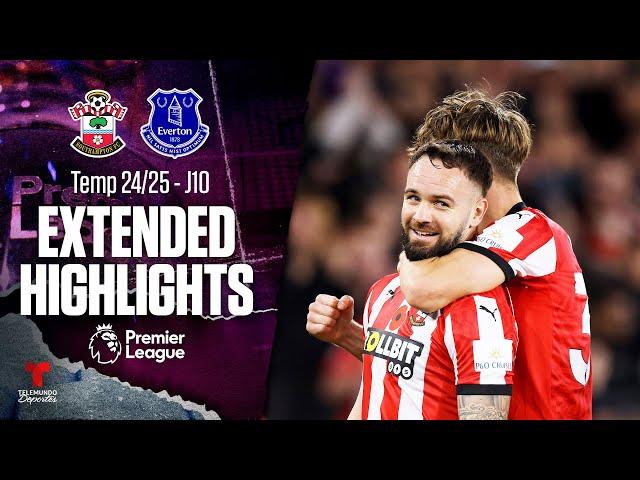Southampton vs. Everton | Highlights Premier League | Jornada 10 | Telemundo Deportes