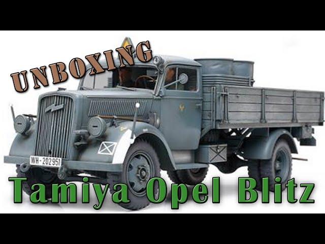 Tamiya German 3 Ton Truck (Opel Blitz) Unboxing