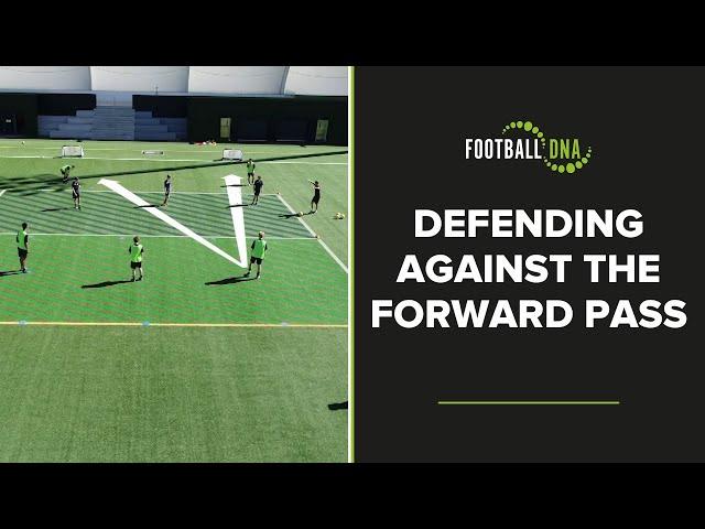 DEFENDING Against The Forward Pass - Football Drill