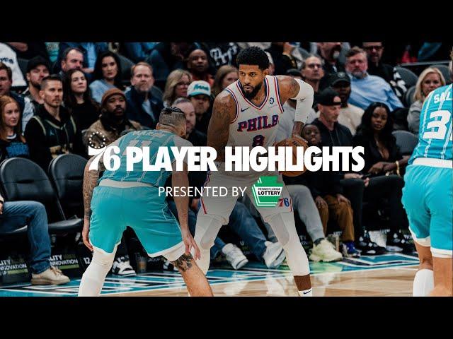 Player Highlights: Paul George at Charlotte Hornets | 12.16.24