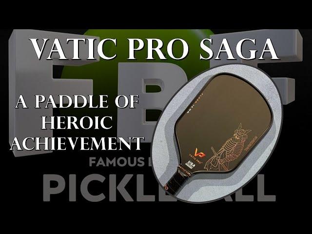 Vatic Pro Saga PIckleball Paddle Review