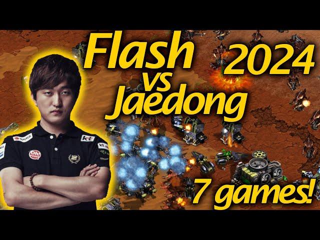 FLASH vs JAEDONG 2024 *7 Games Ladder Series!  - Starcraft Remastered