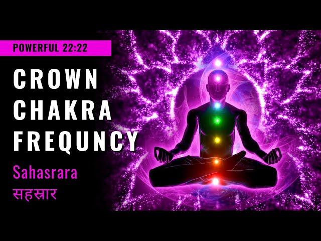 Crown Chakra Meditation 🪷 POWERFUL Crown Chakra Healing Frequencies to CONNECT WITH SOURCE!