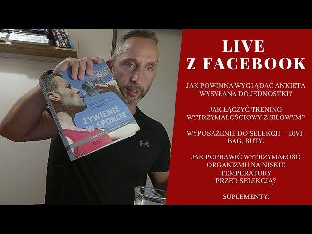 FACEBOOK LIVE #1- TEMAT PRZEWODNI "JAK ŁĄCZYĆ TRENING SIŁY I WYTRZYMAŁOŚCI"