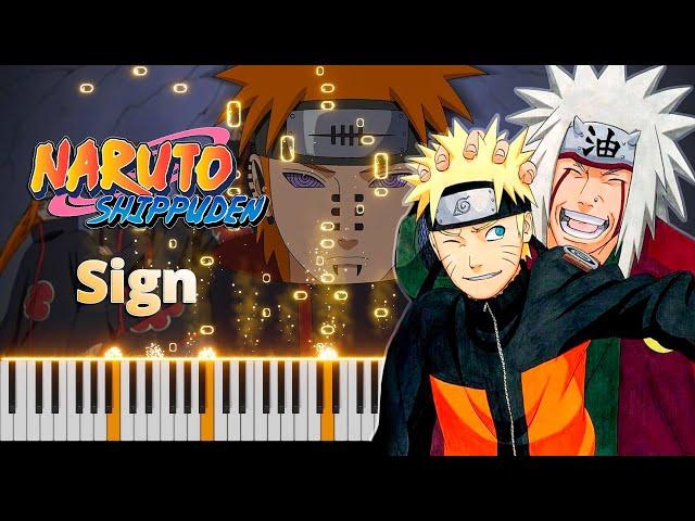 NARUTO Shippuden OP 6: "Sign" by FLOW on Piano [FREE MIDI]