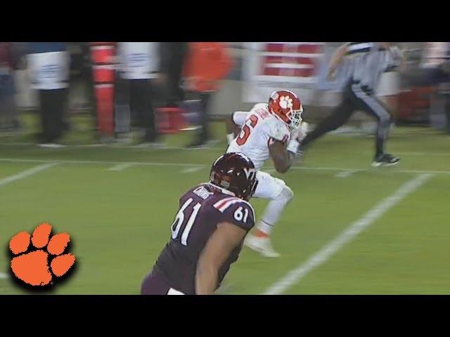 Clemson LB Dorian O'Daniel Pick-Six Seals Win Over Virginia Tech