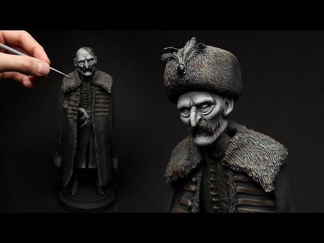 How to Sculpt COUNT ORLOK from NOSFERATU! (New Version) - Full Polymer Clay Sculpting Tutorial