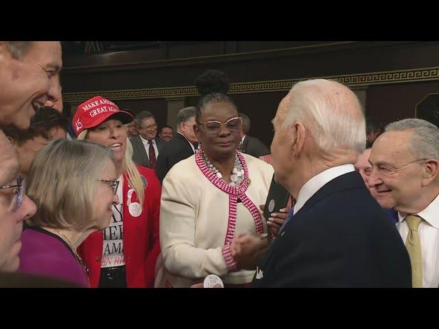 Marjorie Taylor Greene confronts Joe Biden at State of the Union