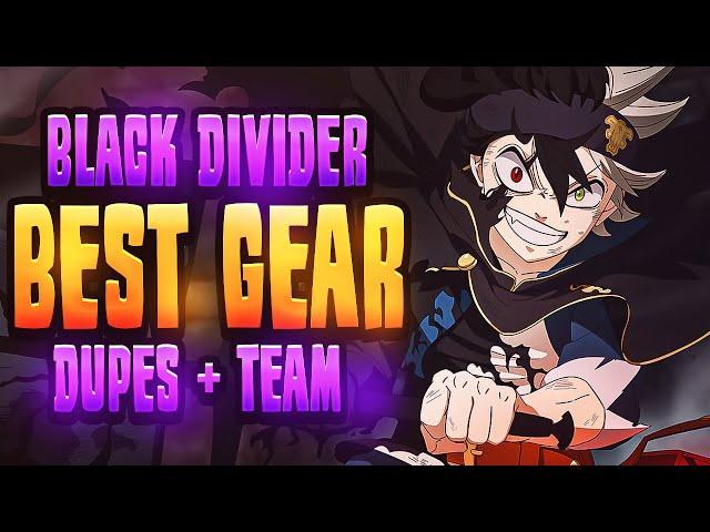 THE STRONGEST! Black Divider Asta Build & Guide (Teams, Gear Sets, Skill Pages & More!) BCM