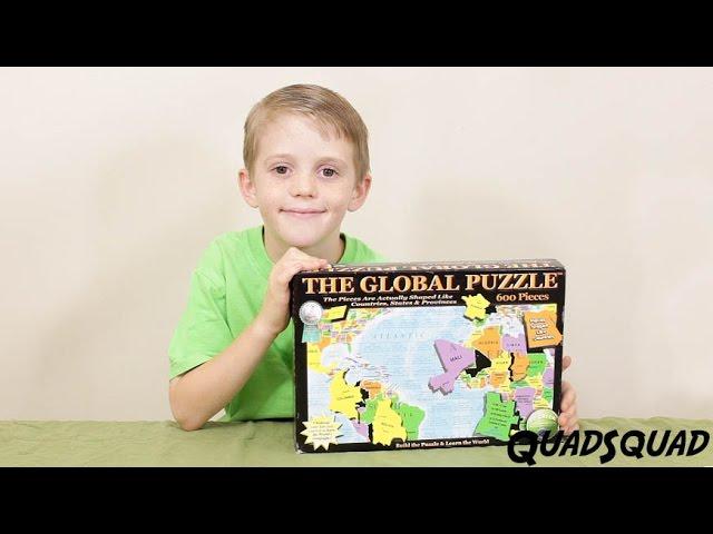 Learn Geography and Countries of the World with this Fun Puzzle - with Justin