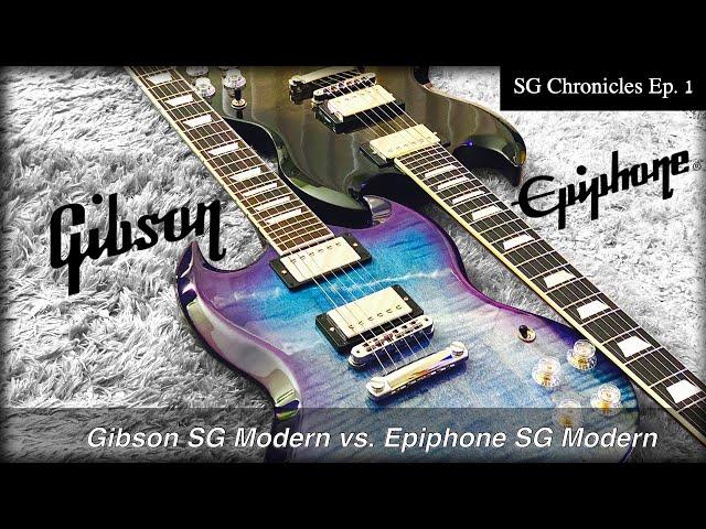 Gibson vs Epiphone. An SG Modern deep dive. Plus, a Probucker vs Burstbucker sound test at the end!