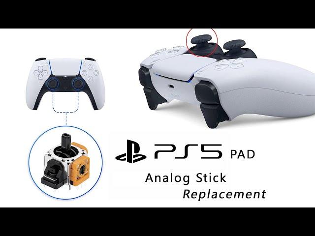 PlayStation 5 PS5 PAD  Analog Stick Replacement Tutorial - Reemplazo analógico en PS5