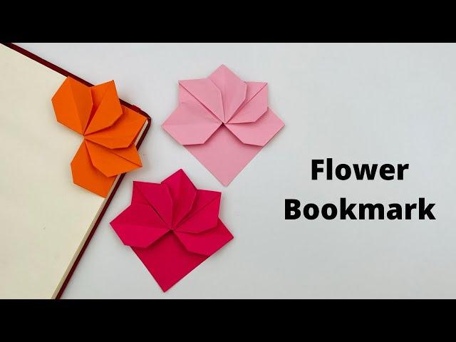 DIY Paper FLOWER Bookmark / Origami Bookmark / Paper Craft / Paper Flower / Paper Tulip Bookmark