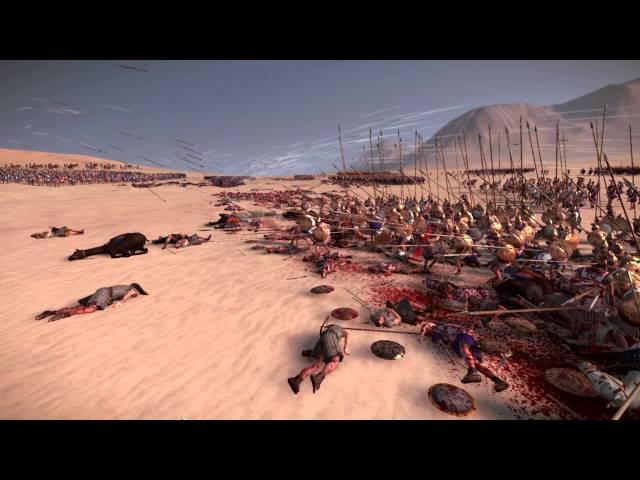 500 Peltasts vs 200 Phalangites Rome 2 Total War