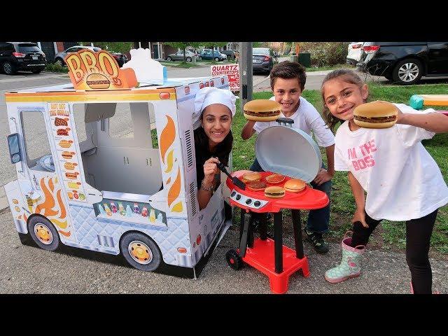 Kids Play Cooking with BBQ Grill Toy