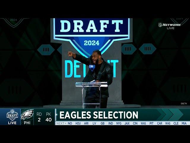 Eagles select Cooper DeJean No. 40 in 2024 NFL Draft