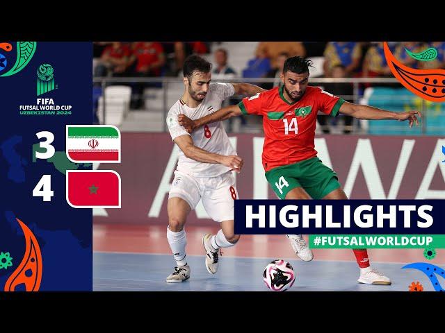 IR Iran v Morocco | FIFA Futsal World Cup 2024 | Round of 16 | Highlights