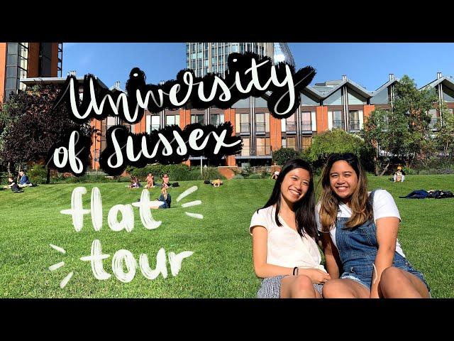 University of Sussex (flat tour, first day) - Study Abroad Vlog 1