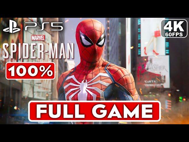 SPIDER-MAN Gameplay Walkthrough FULL GAME [4K 60FPS PS5] - No Commentary