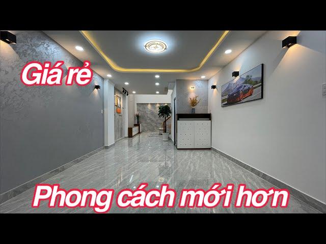 Bán nhà gò vấp. Nhà 1/ đường lớn xây mới 4.5 tấm giá 5 tỷ hơn