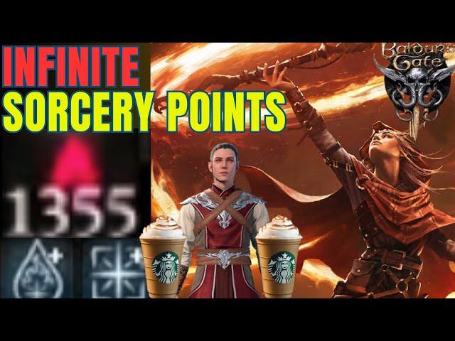 How to get INFINITE Sorcery Points | Sorcerer Tip | Coffeelock Alternative | Baldur's Gate 3 Guide |