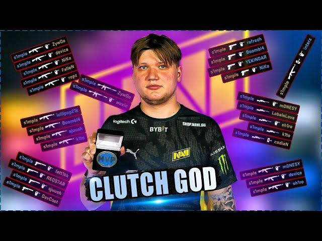 14 minutes s1mple plays like the GOD OF CLUTCHES