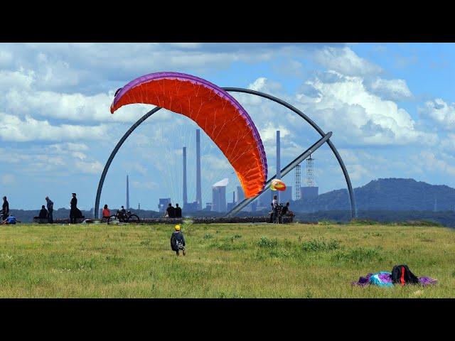 Paragliding Attraktion im Revier - Halde Hoheward