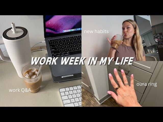 week in my life: work Q&A, new habits + gadgets | maddie cidlik