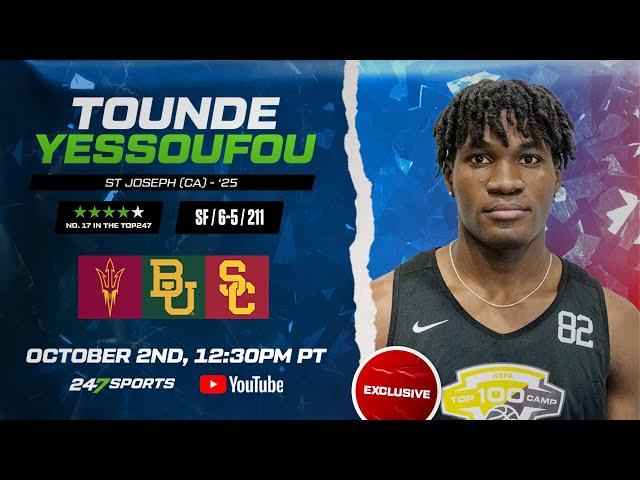 LIVE: Tounde Yessoufou announces college commitment | No. 17 overall prospect