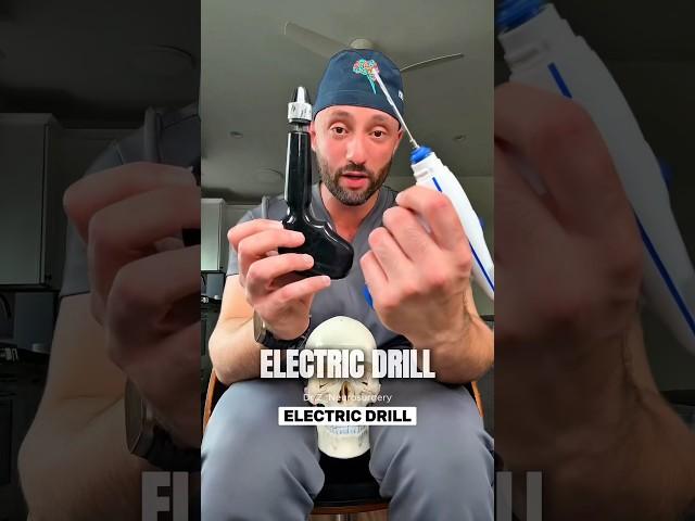 it’s not a human juice box— it’s a pressure sensor for the brain! #medical #doctor #neurosurgery