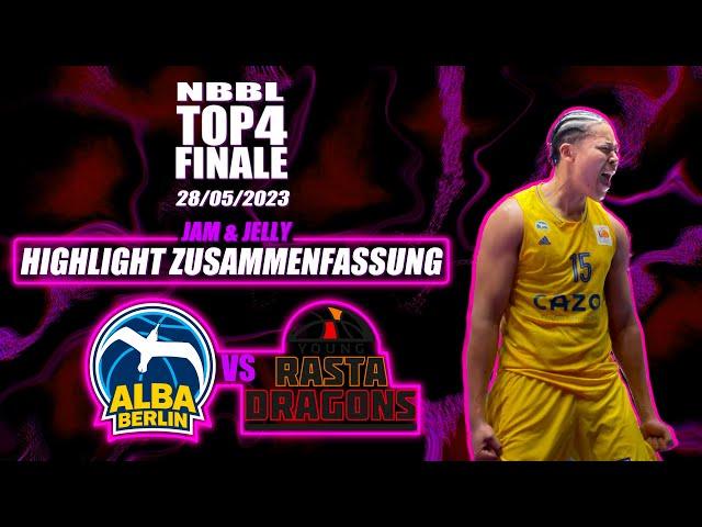 NBBL TOP4 Finale 2023 // YoungRastaDragons vs AlbaBerlin // Jam&Jelly Highlight-Zusammenfassung