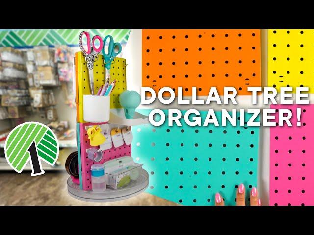 DIY Dollar Tree Pegboard Tool Organizer! | Affordable Craft Room Storage