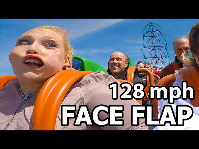 What Happens to Your Face on America's Fastest Roller Coaster - Kingda Ka, Six Flags Great Adventure