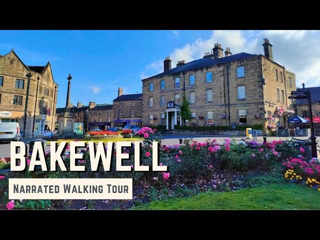 BAKEWELL, Derbyshire | 4K Narrated Walking Tour | Let's Walk 2024