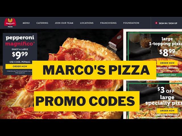 marco's pizza promo code  I  marco's pizza discount codes I marco's pizza coupon code 2022