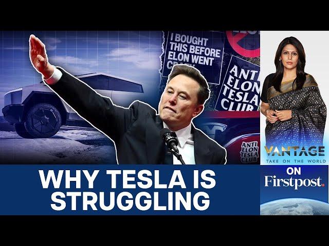 Elon Musk’s Far-Right Support Backfires? Tesla Sales Plummet in Europe | Vantage | Palki Sharma|N18G