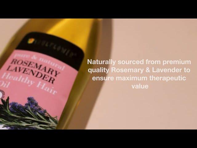 Hair Growth Benefits with  Soulflower's Rosemary Lavender Healthy Hair Oil