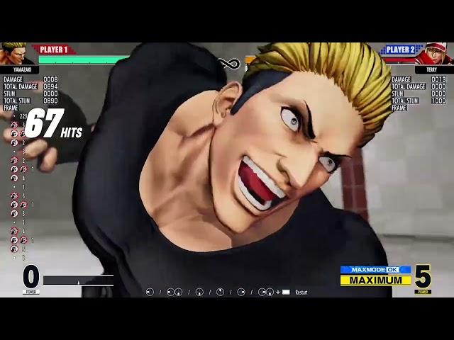 Ryuji Yamazaki 100% TOD Combo!! | The King of Fighters 15