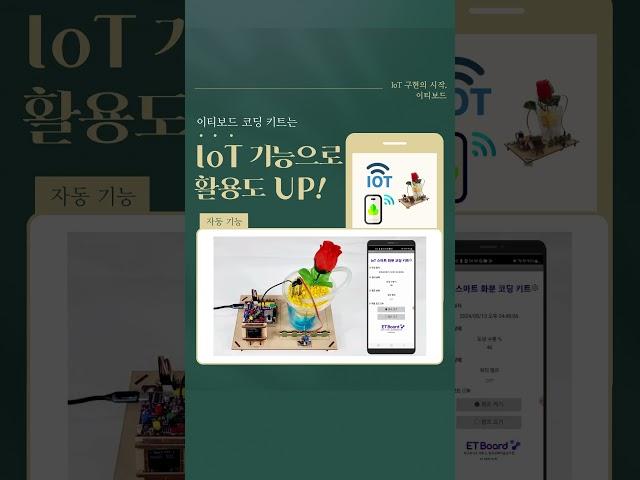  스마트 화분 코딩 키트 - IoT 버전 출시! #ETboard #이티보드 #이티보드코딩키트