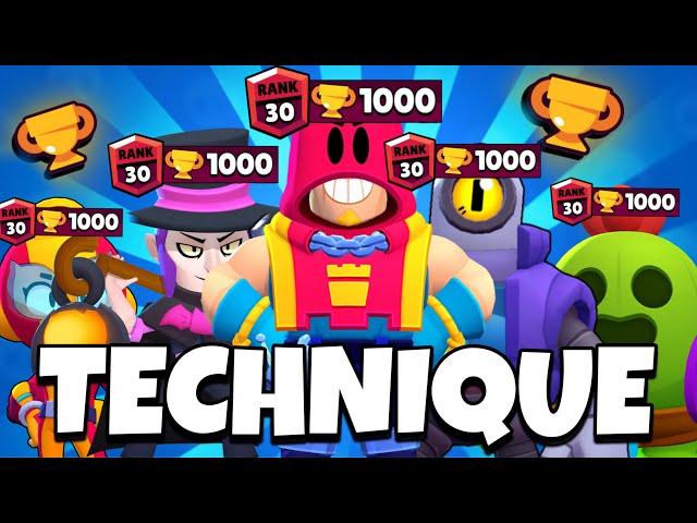 MONTER des brawlers RANG 30 ULTRA FACILEMENT (technique incroyable )