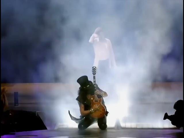 Slash Guitar Solo - Michael Jackson's MTV Music Awards (1995)