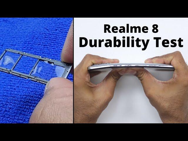 realme 8 Durability Test - It Just Survived | Water Drop Bend Test