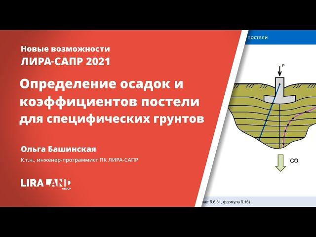 Система ГРУНТ версия 2021. Определение осадок и коэффициентов постели для специфических грунтов