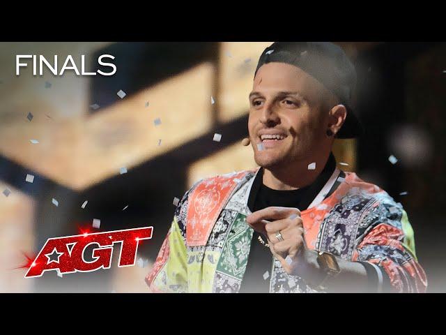 Dustin Tavella INSPIRES The Crowd With Incredible Magic - America's Got Talent 2021