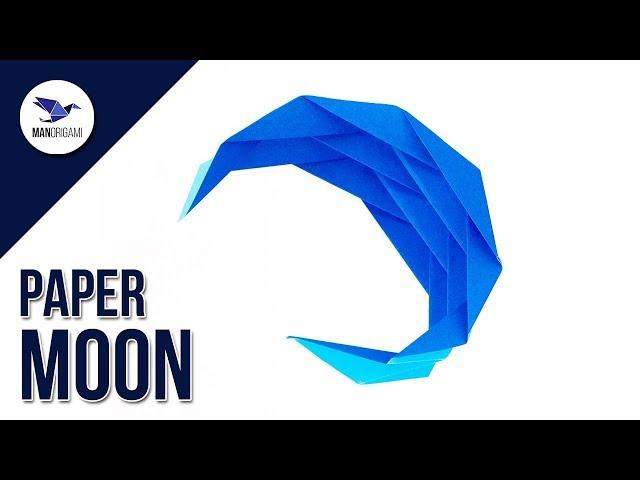 How to make a paper moon  - Origami Tutorial