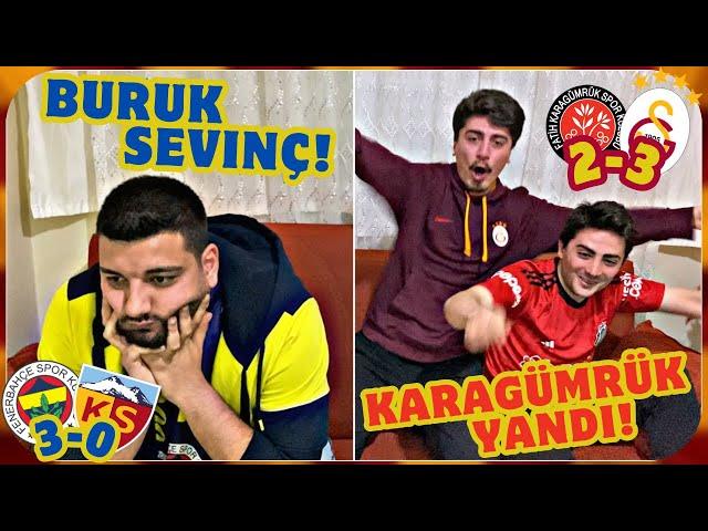 KARAGÜMRÜK 2-3 GALATASARAY / FENERBAHÇE 3-0 KAYSERİSPOR / FANATİK TARAFTARLAR İZLERSE ! #galatasaray